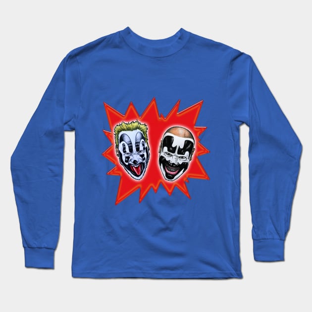 killer clowns Long Sleeve T-Shirt by sapanaentertainment